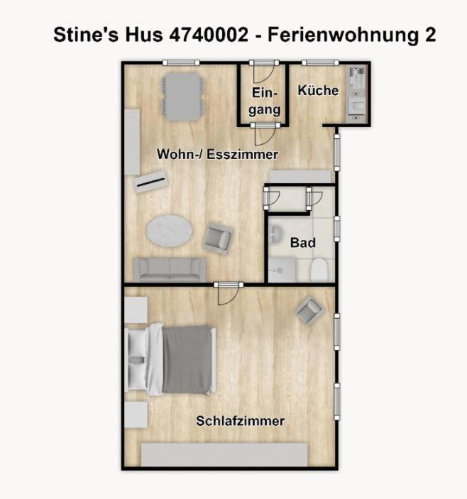 Stine'S Hus Ferienwohnung 2 Borkum Exterior foto